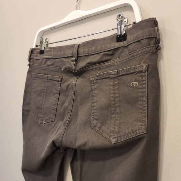 Rag & Bone Legging Jeans Grey Coated - Size 32 - Picture 4 of 7